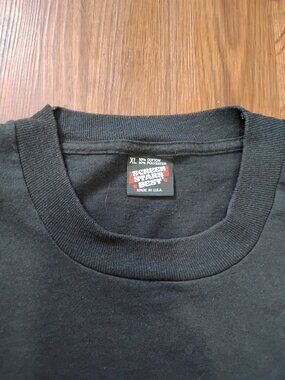 Vintage Screen Stars Blank T-Shirt Black